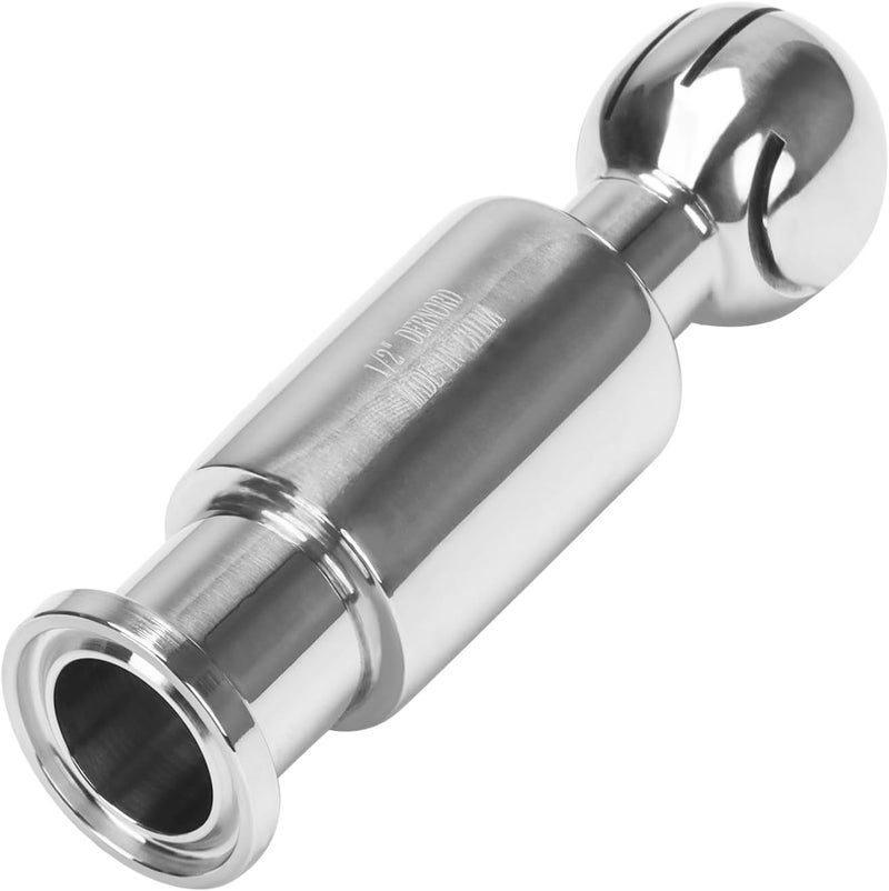 DERNORD DERNORD Rotary Spray Ball Clamp Type CIP Tank Cleaning Ball 360 Spray Pattern Stainless Steel 304 12 Tri Clamp Connection  - Image 2