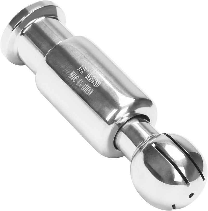 DERNORD DERNORD Rotary Spray Ball Clamp Type CIP Tank Cleaning Ball 360 Spray Pattern Stainless Steel 304 12 Tri Clamp Connection  - Image 3