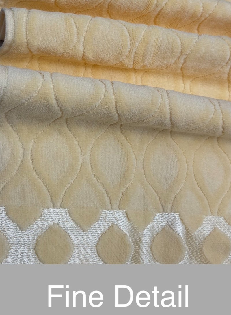 Hayat TEMPO - 6 Piece Jacquard Bath Sheets 80 x 160 cm Super Soft 100% Cotton Fast Absorbent & Quick Dry Towels 500-GSM -Assorted Colours  - Image 5