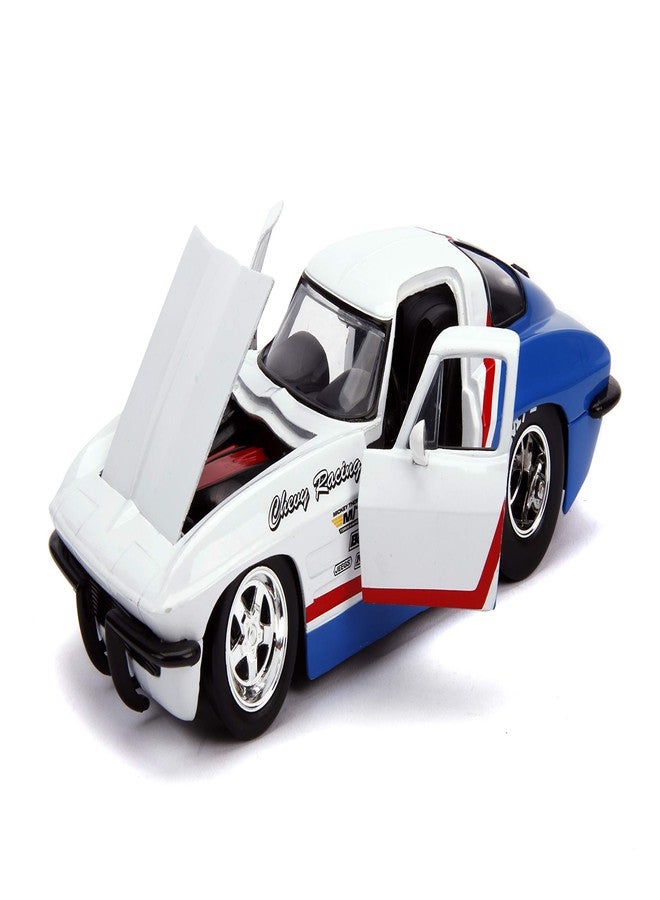 Jada Toys 1:24 BTM - '63 Chevy Corvette Sting RAY DIECAST CAR - Image 4