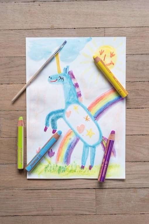 STABILO Multi-Talented Pencil woody 3 in 1 - Pack of 5 - Black - Image 4