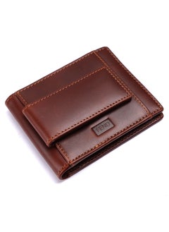 FEND Fend Genuine Leather Card Holder Wallets with RFID Blocking for Men's and Women's Brown  - Image 4