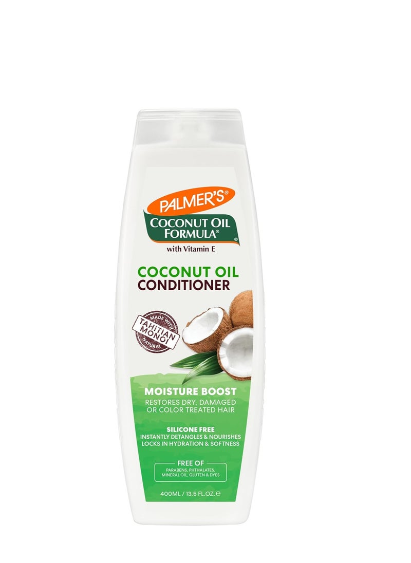 PALMER'S Palmer's, Coconut Oil Formula with Vitamin E, Moisture Boost Conditioner, 13.5 fl oz (400 ml)  - Image 1
