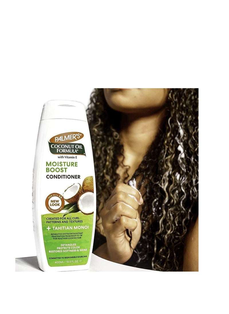 PALMER'S Palmer's, Coconut Oil Formula with Vitamin E, Moisture Boost Conditioner, 13.5 fl oz (400 ml)  - Image 2