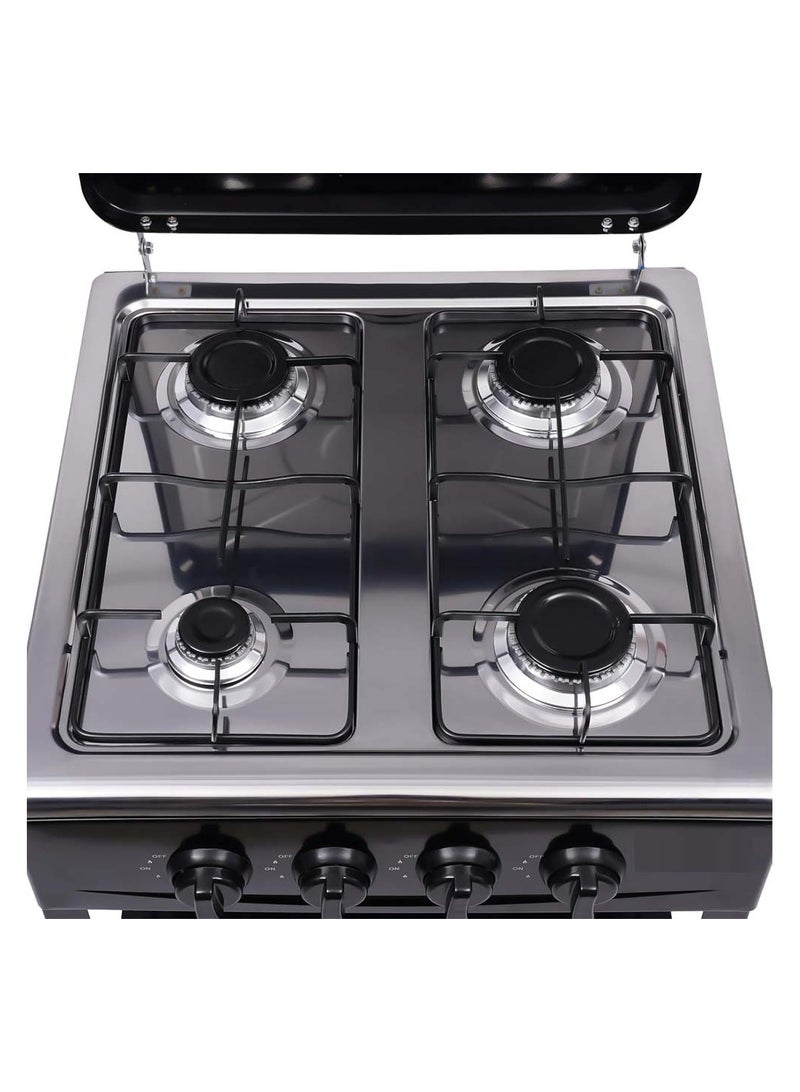 Generic 4-in-1 Gas Stove: 3 Burner + Hot Plate with Stand – Durable & Efficient Cooking Solution  - Image 4