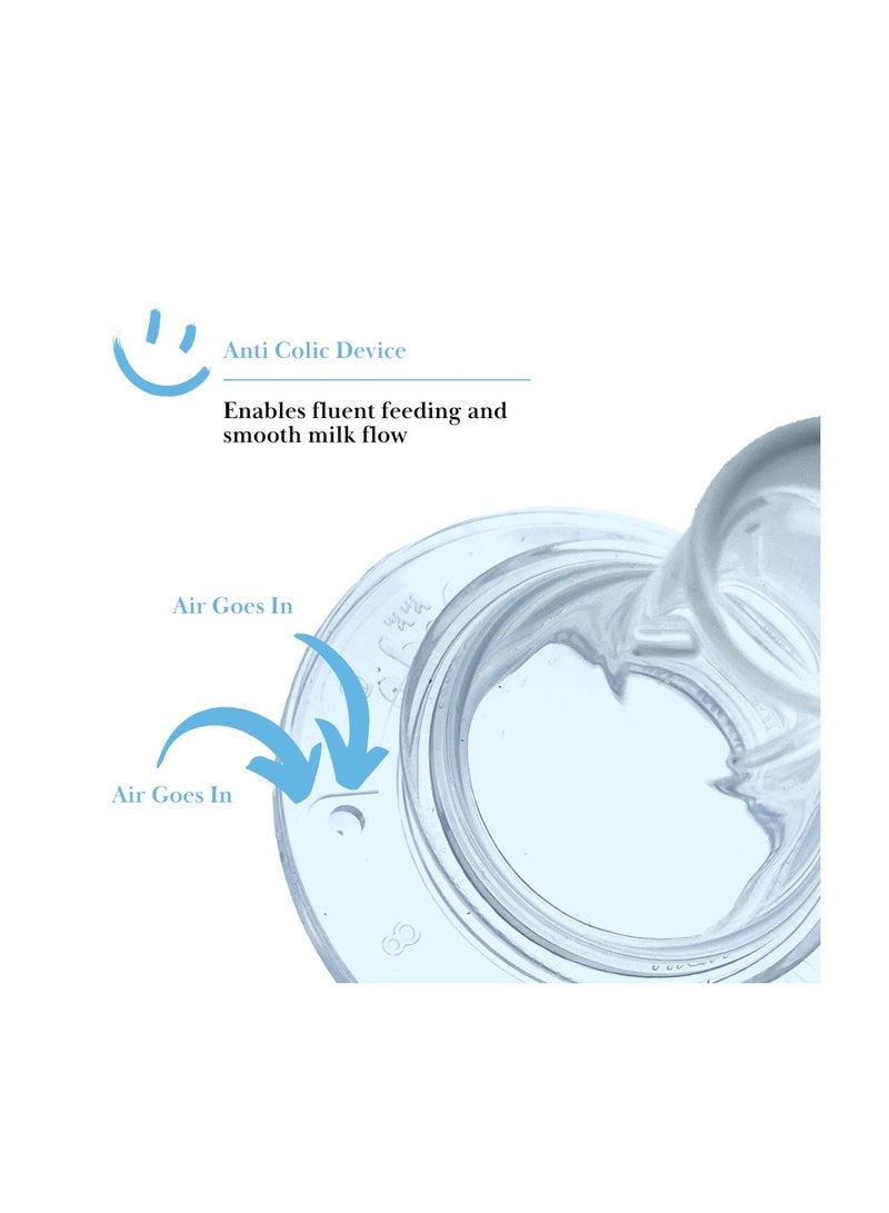جابلو حلمة رضاعة مصنوعة من  السيليكون مضادة للمغص حجم كبير - Image 3