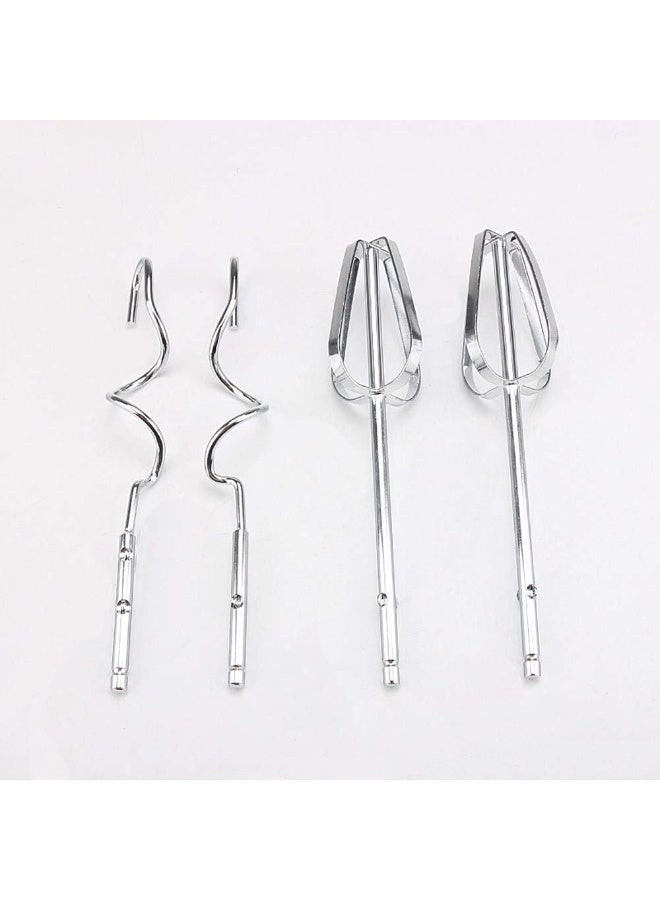 خلاط يدوي كهربائي - مضرب بيض يدوي خفيف الوزن بقوة 180 واط مع 7 إعدادات للسرعة، ومضارب طويلة جدًا، وخطافات للعجين، ومضرب بيض بالوني - مثالي للخبز والخفق والخلط وصنع الكيك - Image 5