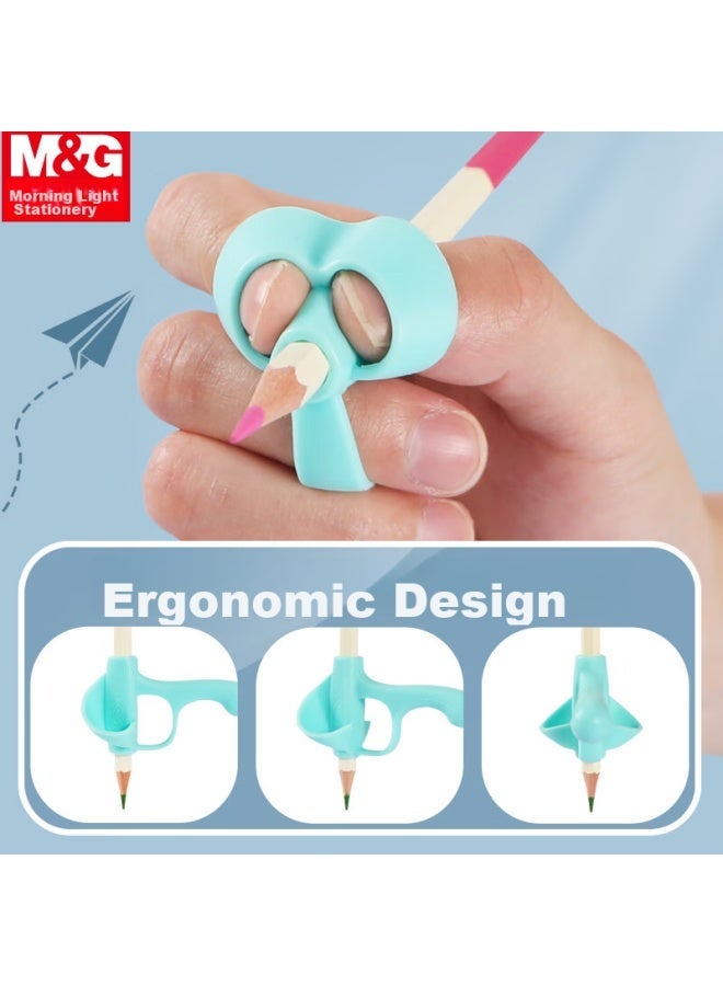 M.G Children's Handwriting Correction Grip - Five-Finger Posture Corrector - Antibacterial Writing Aid  Set - Image 1