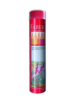 Faber-Castell Smooth Bright Color Pencil Set 12 Pieces