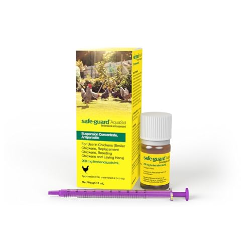 Merck Safe-Guard Aquasol Dewormer for Chickens, 3 mL - Image 1