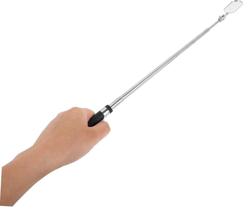 Adjustable Telescoping Car Inspection Mirror Auto Tool with LED Light - Image 5