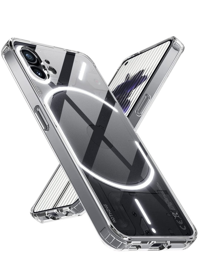 ELTRAZONE Nothing Phone 1 Case Nothing Phone 1 Cover [Slim Thin] [Shockproof] Flexible TPU Gel Rubber Soft Skin Silicone Protective Case Cover - Image 1