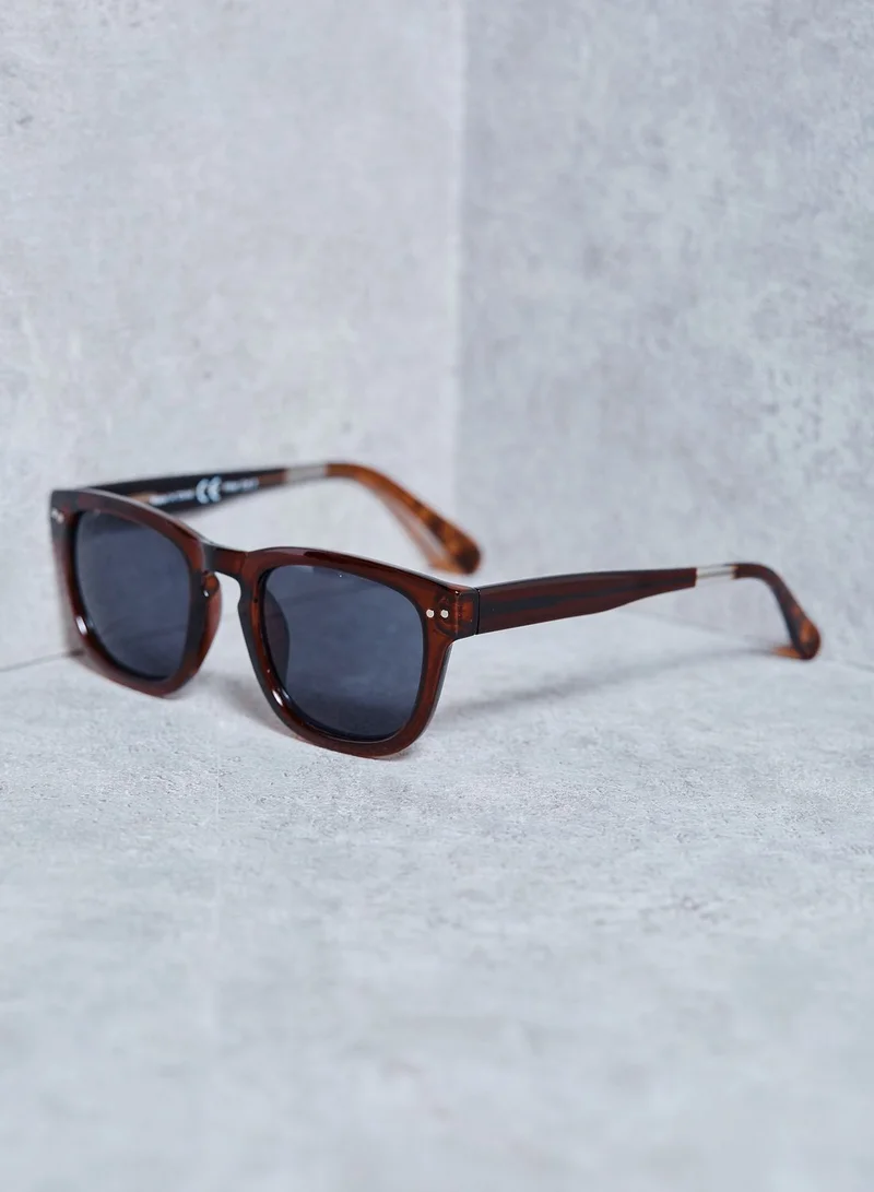 TOPMAN Square Preppy  Sunglasses