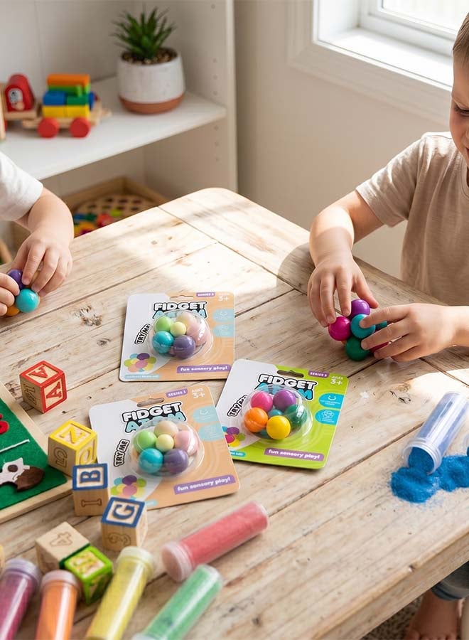 RMS Fidget Atoms 2 Assorted – Pocket Money Sensory Fidget Toy for Kids, Twist & Tactile Play - Image 2