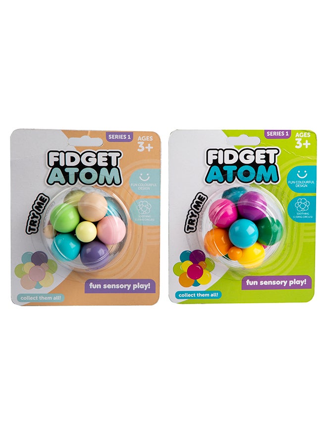 RMS Fidget Atoms 2 Assorted – Pocket Money Sensory Fidget Toy for Kids, Twist & Tactile Play - Image 1