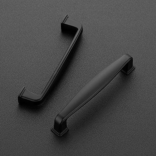 Ravinte 15 Pack Solid 3-3/4 Inch Cabinet Handles - Matte Black Cabinet Pulls and Drawer Handles - Kitchen Cabinet Hardware - Image 2