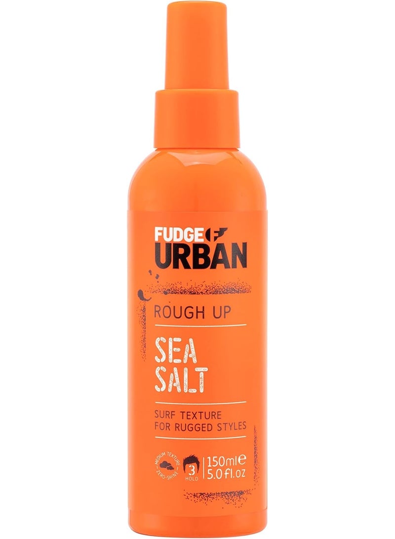 Fudge بخاخ ملح البحر الحضري، لتكثيف وتضخيم الشعر مع تثبيت مرن، للجنسين، بخاخ ملح البحر للشعر للرجال، 150 مل