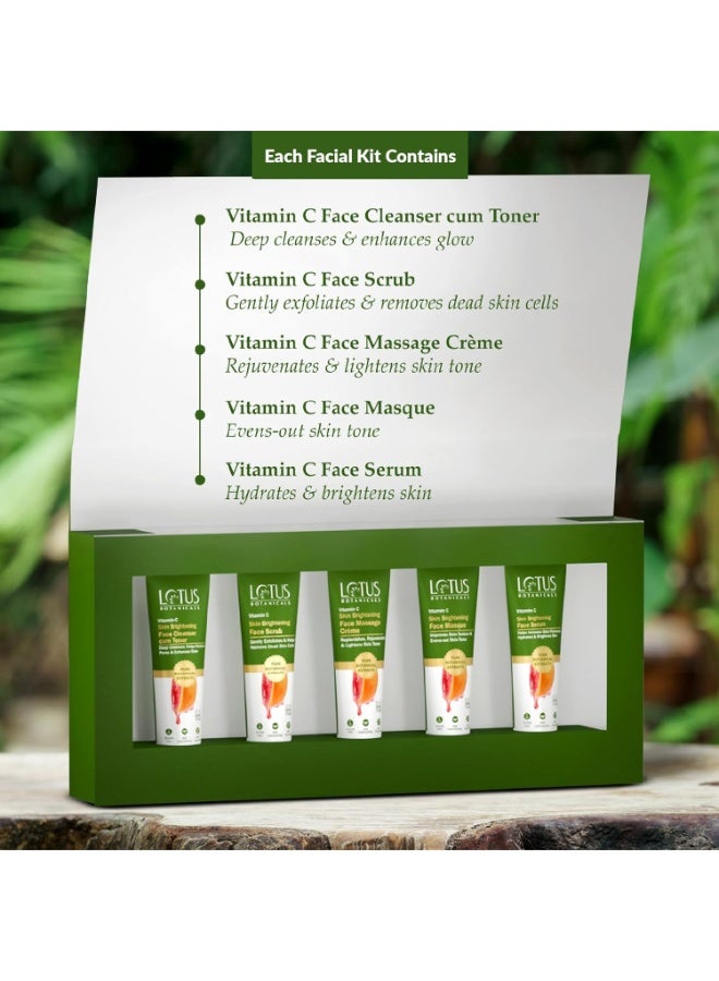 لوتس بوتنيكال مجموعة "لوتس بوتانيكالز" (Lotus Botanicals) لتفتيح البشرة بفيتامين "سي" | 5 خطوات سهلة | لجميع أنواع البشرة | عبوة تحتوي على 4 منتجات (48 جم × 4) - Image 3