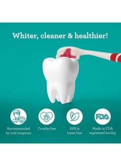 GuruNanda GuruNanda Butter On Gums Toothbrush with 8000+ Softex Bristles, Ultra Soft Bristles for Sensitive & Receding Gums, Perfect for Whiter Teeth, 6 Count  - Image 5