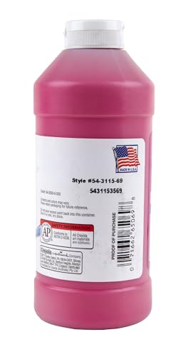 Crayola Washable Tempera Paint for Kids, Pink Paint, Classroom Supplies, Non Toxic, 16 Oz Squeeze Bottle - Image 4