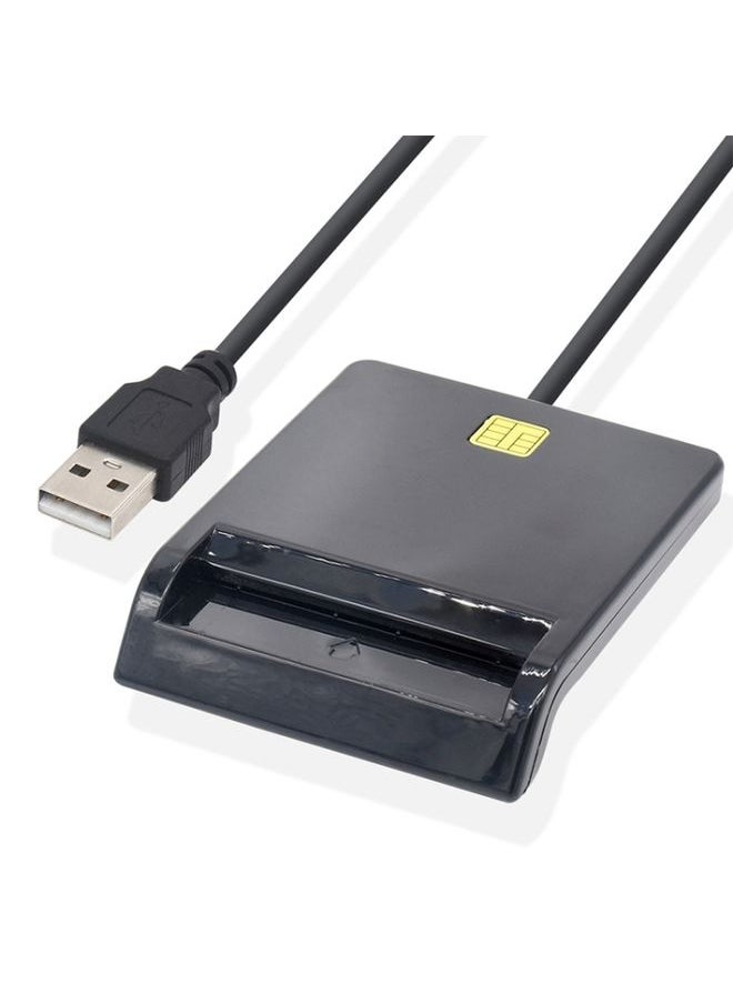 BURAQ - USB 2.0 IC Card / Bank Card / ID Card / SD Card Smart Reader(No Disc) - Image 1