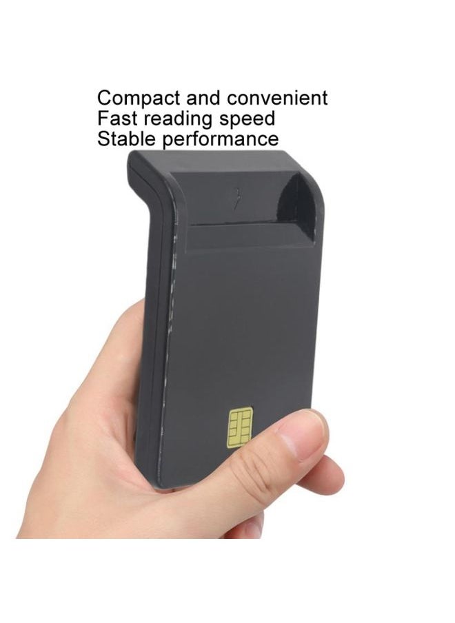BURAQ - USB 2.0 IC Card / Bank Card / ID Card / SD Card Smart Reader(No Disc) - Image 1