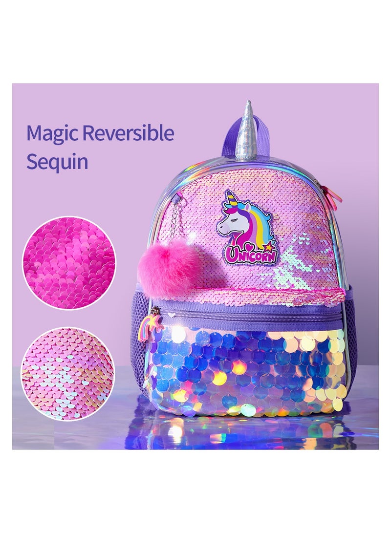 Eazy Kids حقيبة ظهر يونيكورن سباركل من إيزي كيدز - وردي - Image 5