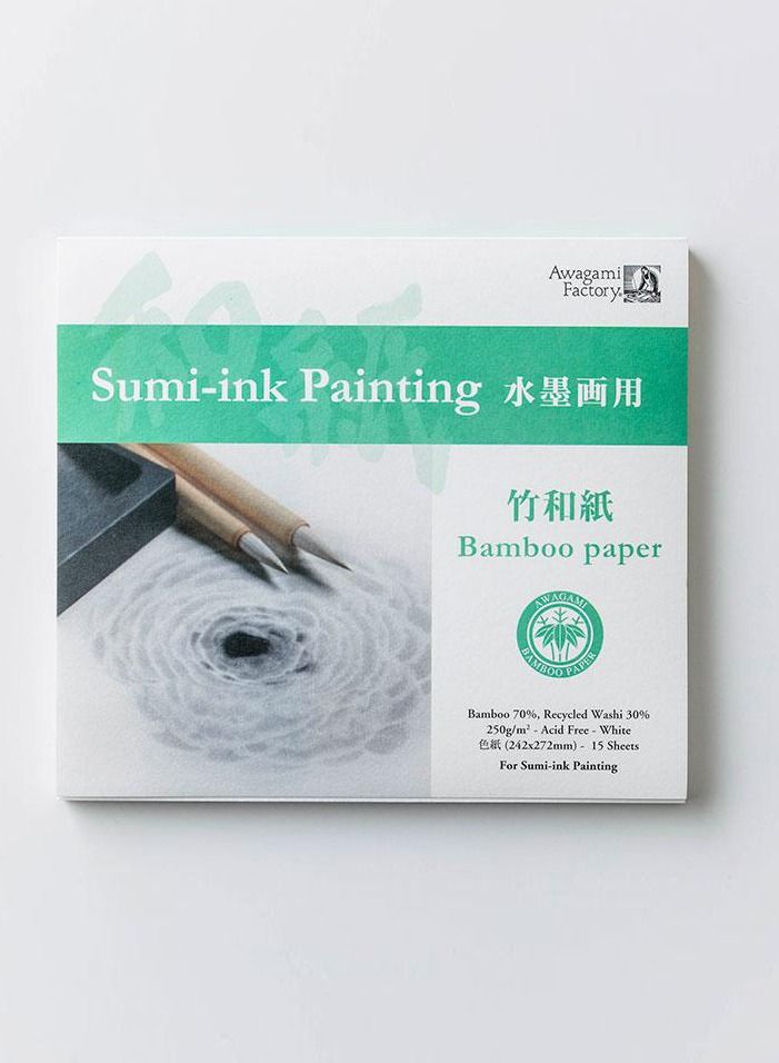 Awagami Factory Awagami Art Pad - Bamboo Paper Sumi - 242 x 272 mm - Signature board - Image 1