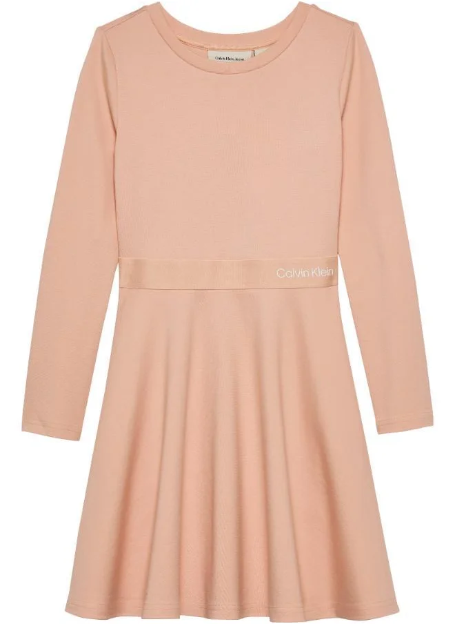 Calvin Klein Jeans Kids Logo Tape Punto Dress