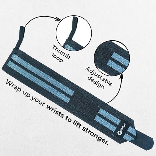 FITPUT Premium Wrist Band for Men Gym (2 PCS,18 Inch) – Wrist Support for gym & Wrist Straps for Men Workout | Gym Wristband, Hand Grip forgym, and Wrist Straps for GymEssentials - Image 2