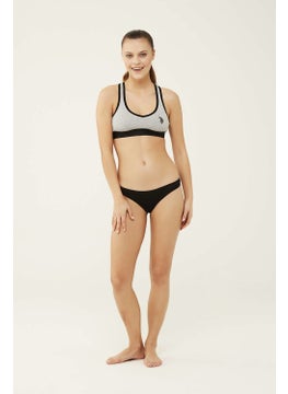 Mod Collection BASE. Polo Assn. Women's Black - White - Skin - Salmon - Red 5 Pack Brazilian Slip  - Image 1