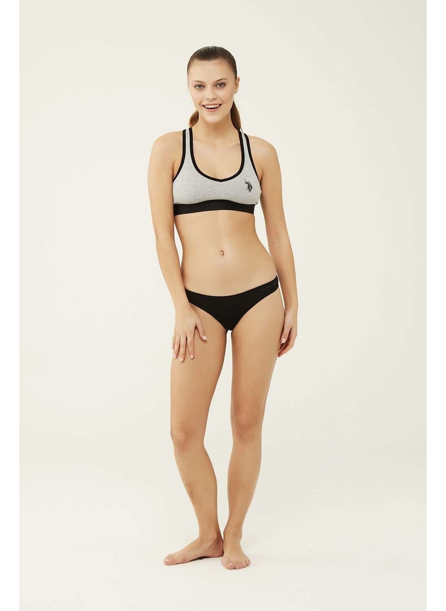 Mod Collection BASE. Polo Assn. Women's Black - White - Skin - Salmon - Red 5 Pack Brazilian Slip  - Image 1