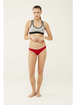 Mod Collection BASE. Polo Assn. Women's Black - White - Skin - Salmon - Red 5 Pack Brazilian Slip  - Image 5