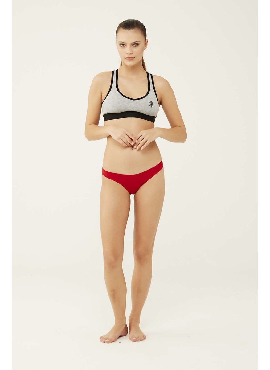 Mod Collection BASE. Polo Assn. Women's Black - White - Skin - Salmon - Red 5 Pack Brazilian Slip  - Image 5