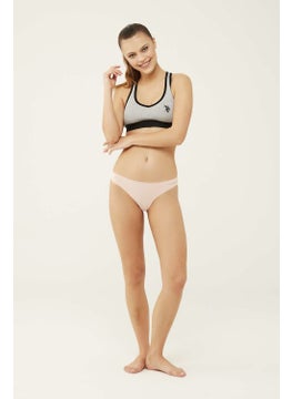 Mod Collection BASE. Polo Assn. Women's Black - White - Skin - Salmon - Red 5 Pack Brazilian Slip  - Image 2