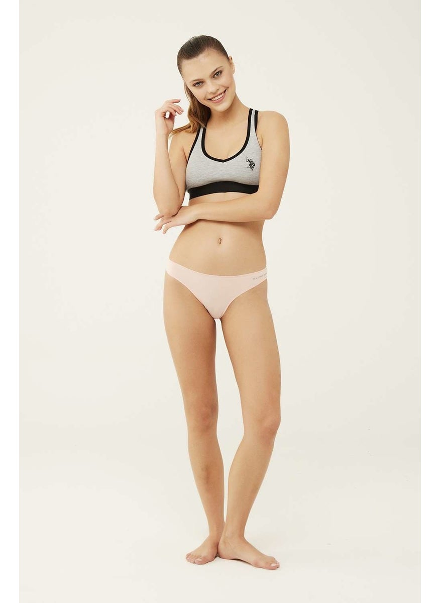 Mod Collection BASE. Polo Assn. Women's Black - White - Skin - Salmon - Red 5 Pack Brazilian Slip  - Image 2