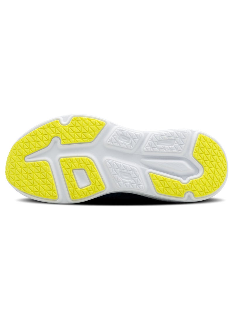 HUNDRED Hundred Softstride  Multipurpose Shoes | Running, Walking, Training, Gym & Jogging | Active Grip Rubber Technology | Heel Shield Protection (Navy Blue/Lime/Red - EUR 40)  - Image 3