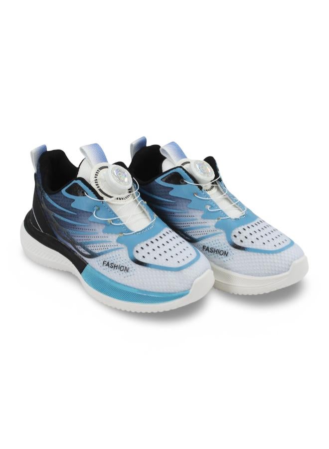 Unisex Leather Sneakers – Turquoise - Image 1