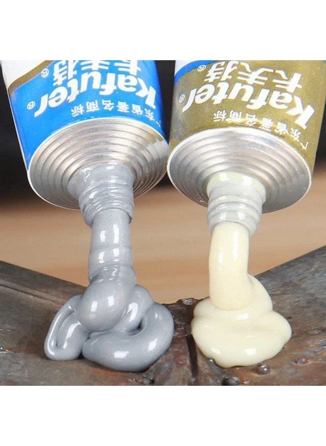 FIgment FIGMENT Magic Metal Mending, Cold Weld Metal Repair Paste Adhesive Gel, Ab Strong Glue Universal Metal Plastic Weld Repair Glue Aluminum,Welding Glue Grout Gap Filler Agent Water (ART_GLUE)  - Image 1