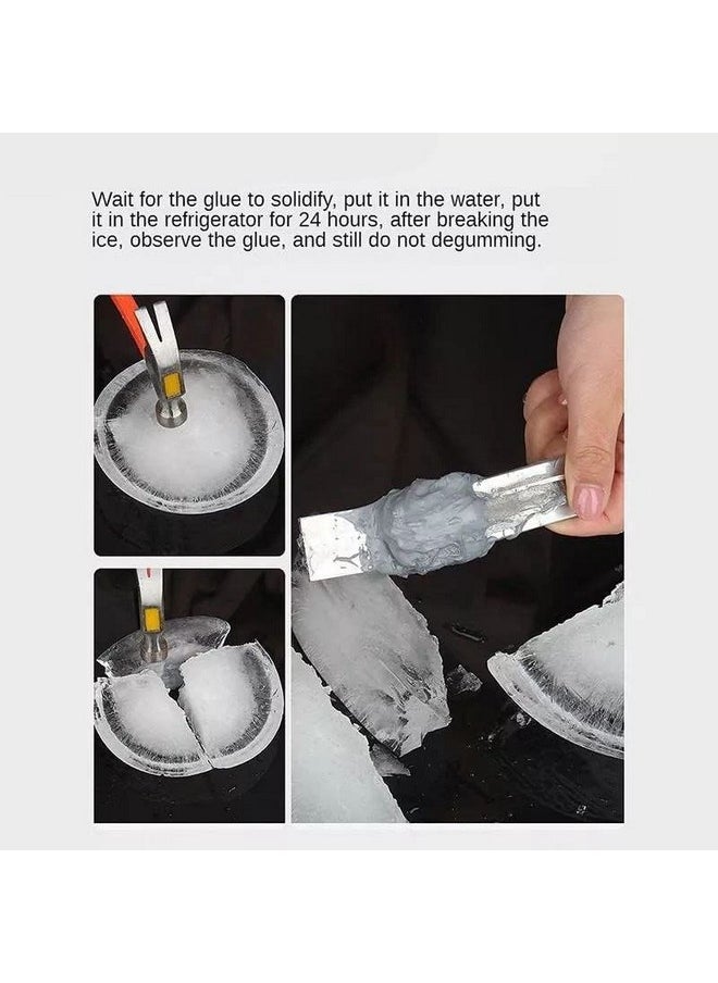 FIgment FIGMENT Magic Metal Mending, Cold Weld Metal Repair Paste Adhesive Gel, Ab Strong Glue Universal Metal Plastic Weld Repair Glue Aluminum,Welding Glue Grout Gap Filler Agent Water (ART_GLUE)  - Image 4