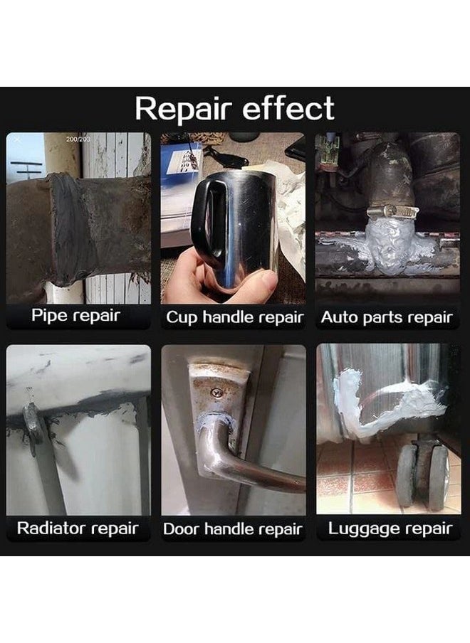 FIgment FIGMENT Magic Metal Mending, Cold Weld Metal Repair Paste Adhesive Gel, Ab Strong Glue Universal Metal Plastic Weld Repair Glue Aluminum,Welding Glue Grout Gap Filler Agent Water (ART_GLUE)  - Image 5