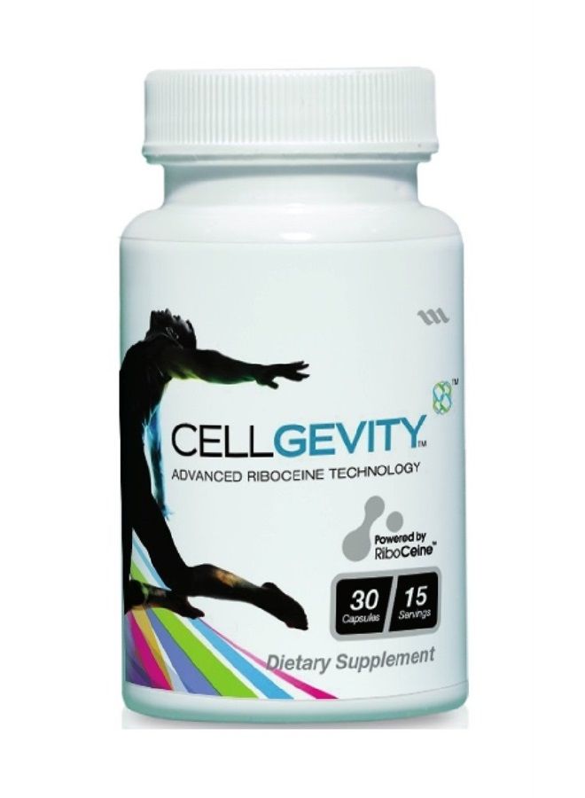 Max International Cellgevity, Advanced Riboceine Technology, 30 Vegetable Capsules, 7 Servings (Pack of 2) - Image 1