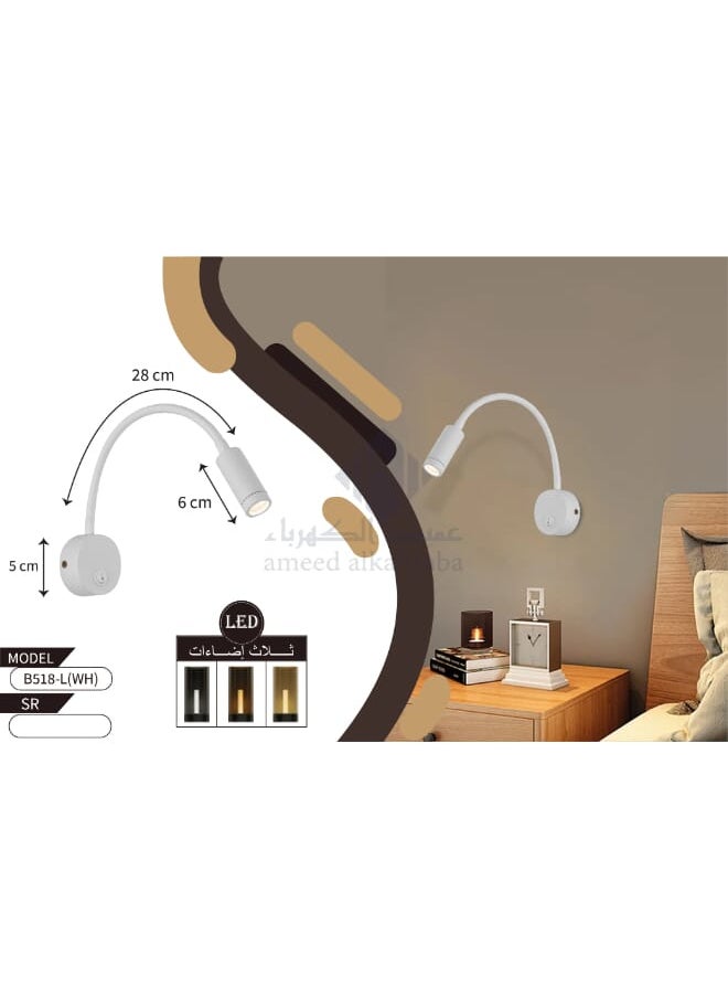 Best Power - Spiral 518-L LED Wall Light with 3 Dimmable Brightness Levels | Elegant Finish for Modern Interiors - Image 1