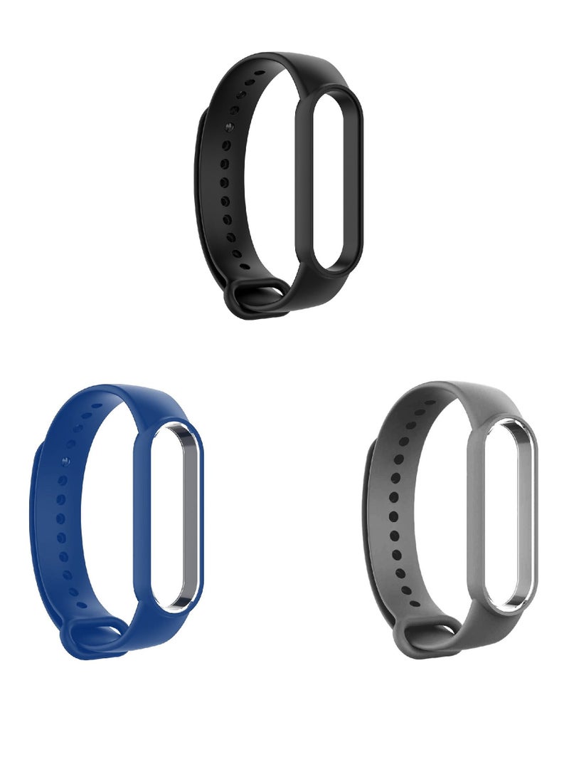FITME 3-Piece Silicone Replacement Band For Xiaomi Mi Band 5&6 - Image 1