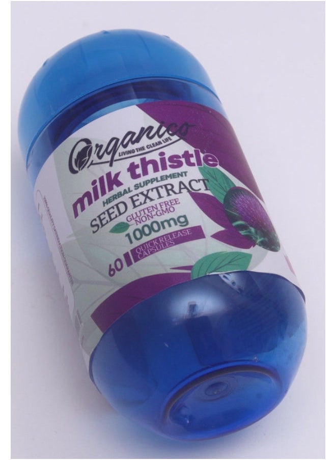 Organico - 60 Capsules Milk Thistle 1000 Mg - Image 1