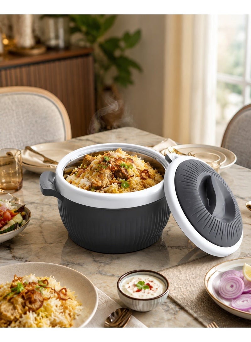 Bisbell Zion Insulated Casserole Hot Pot 1500ml | PU Insulated Food Grade Serving Bowl | BPA Free | Keeps Food Hot & Cold - Image 3