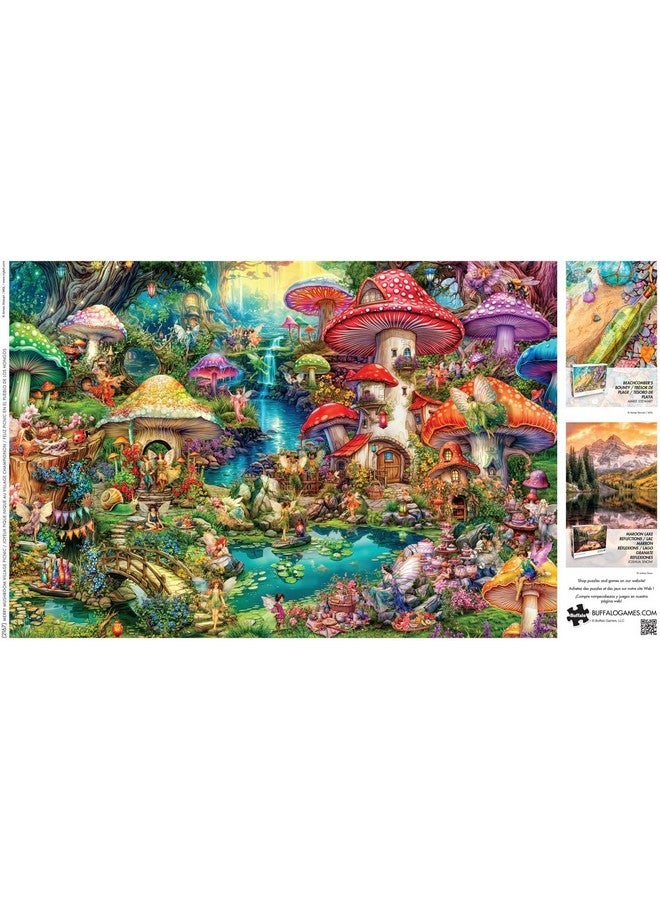 Buffalo Games - Aimee Stewart - Merry Mushroom Village Picnic - 2000 Piece Jigsaw Puzzle for Adults Challenging Puzzle Perfect for Game Nights - Finished Size is 38.50 x 26.50 - Image 5