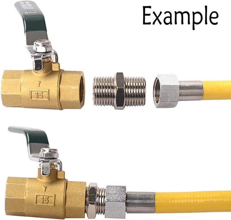 Royal Apex 2pcs CP Hex Nipple – Galvanized Male Threaded Pipe Connector Easy Wrench Installation for Plumbing, Irrigation & Industrial Use (1 inch X 1 inch) - Image 3