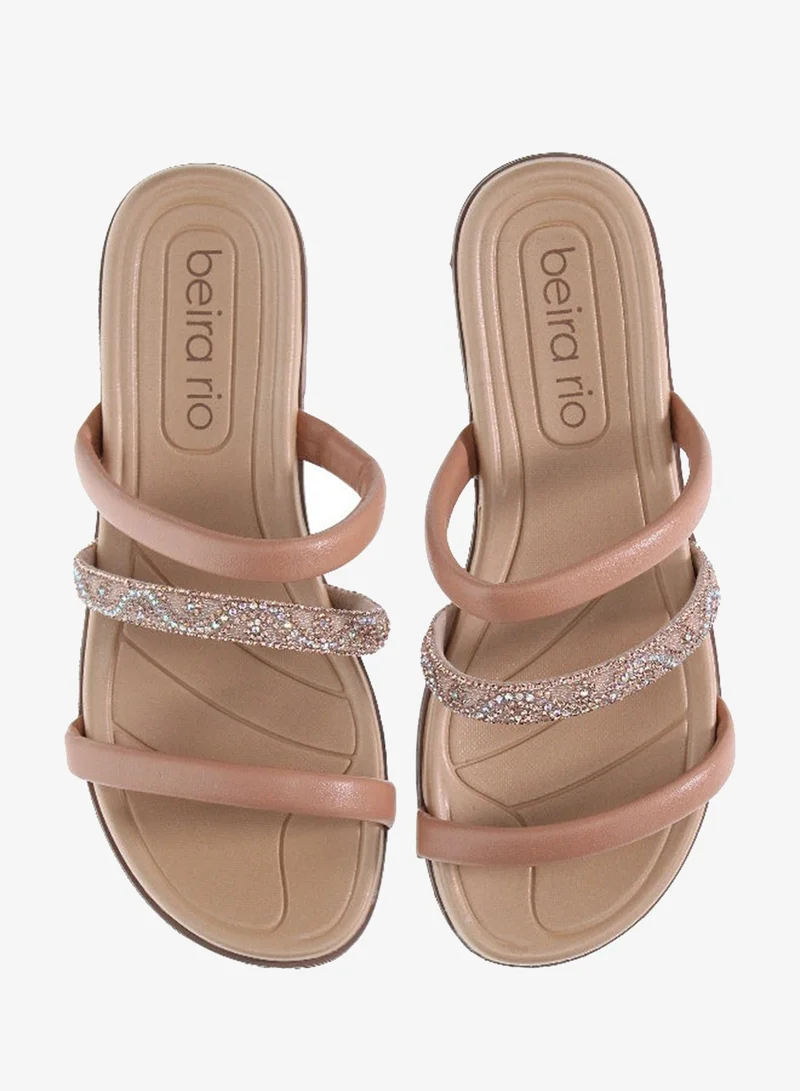 Beira Rio Beige Heels Sandal for Women – Stylish Ladies Heel Sandals & Sling Back Heels for Girls for Women | Best Price UAE