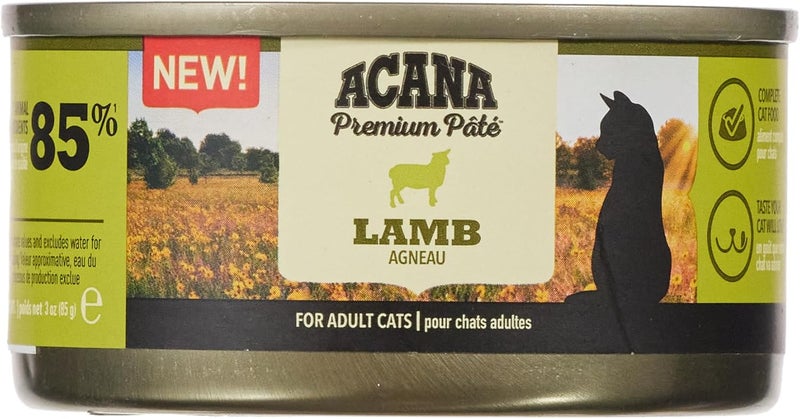 acana طعام رطب للقطط من أكانا بنكهة لحم الضأن الفاخر - 85 جرام - Image 1
